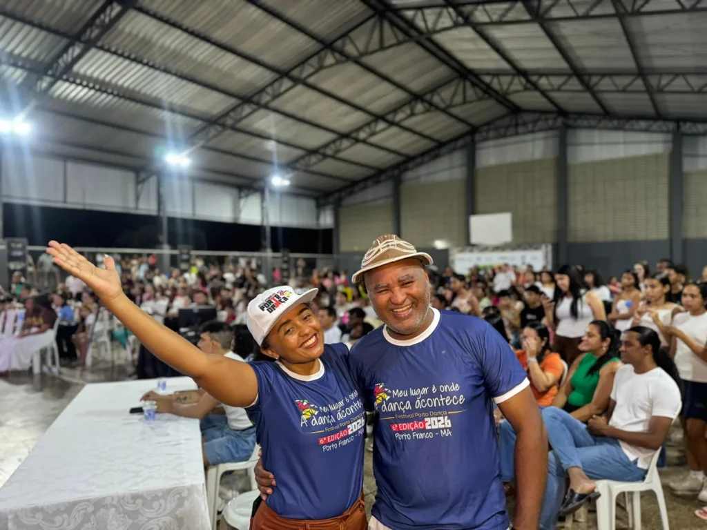Organizadores comemoram o público do 6º Festival Porto Dança 2026 em Porto Franco