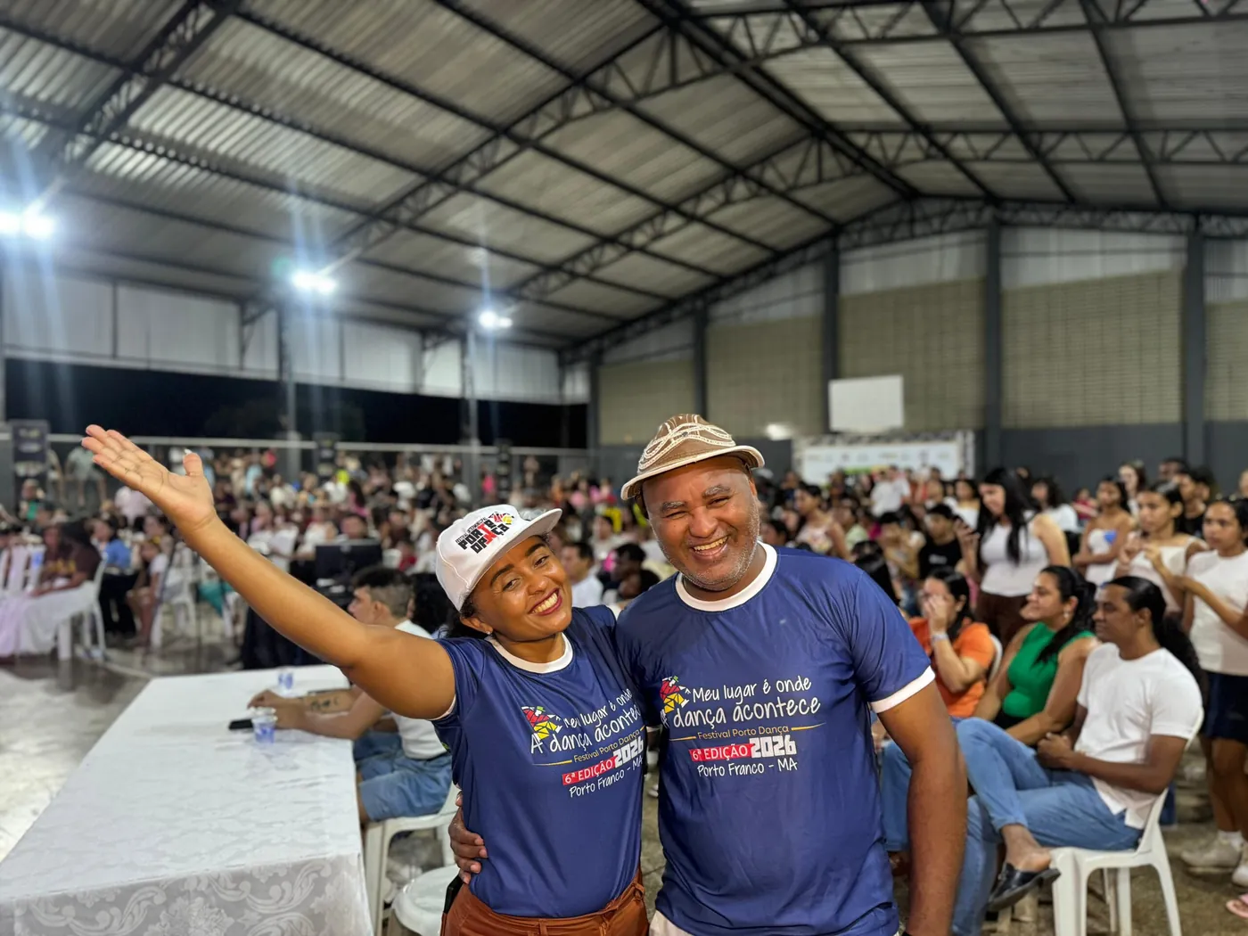 Organizadores comemoram o público do 6º Festival Porto Dança 2026 em Porto Franco