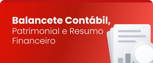 Balancete Contábil, Patrimonial e Resumo Financeiro